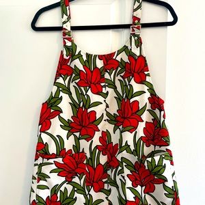 Forever 21 Floral Print Romper S